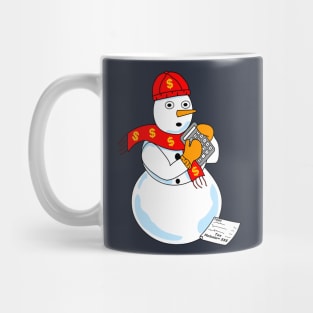 Snowman Accountant Mug